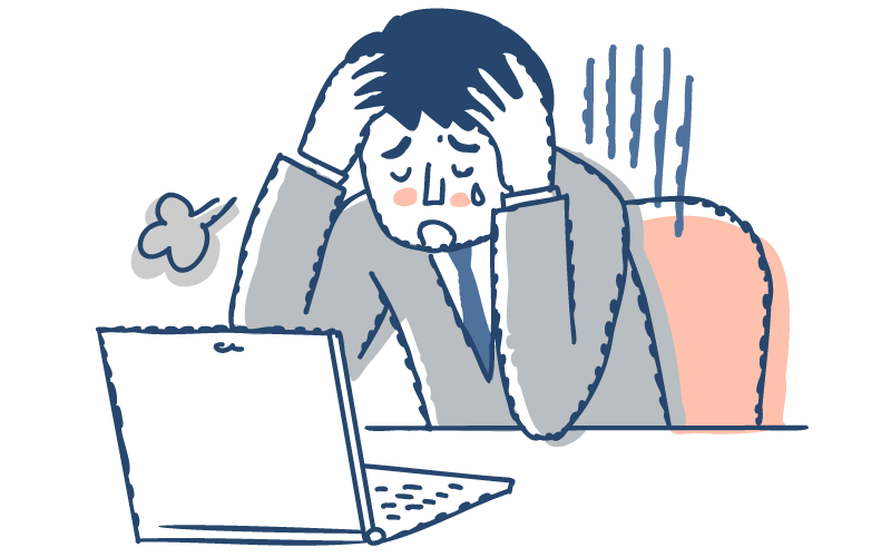 残業代請求イラスト