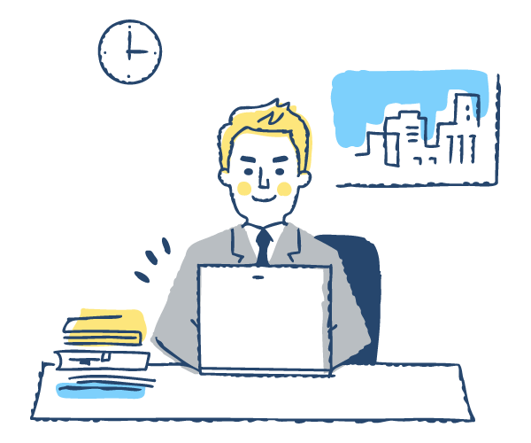 残業代がしっかり支払わて健全な労働のイメージ